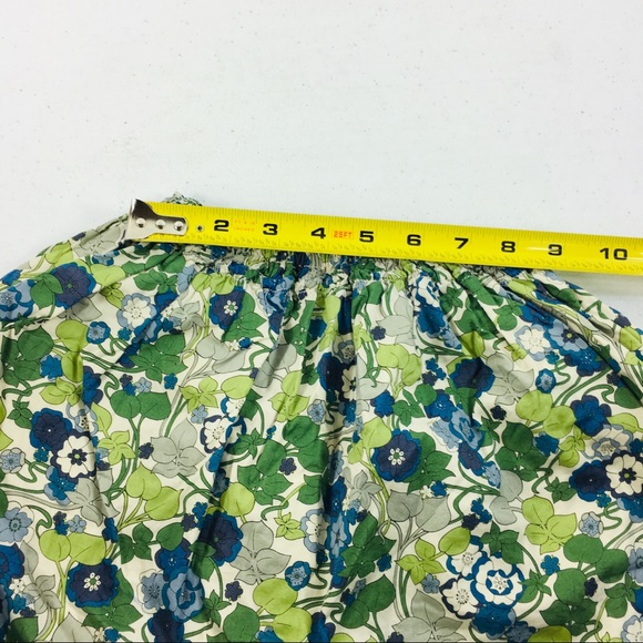 Peek Green & Blue Floral Skirt Size 6/7 EUC - Picture 3 of 6